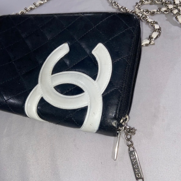 💗💗CHANEL💗💗Cambon Double Organizer on Chain - Picture 14 of 16